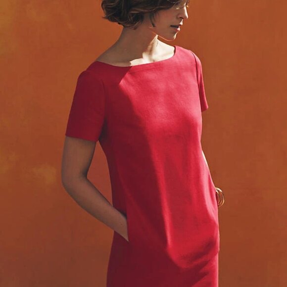 New Anthropologie Bow-Back Shift Dress by Maeve - Picture 4 of 6